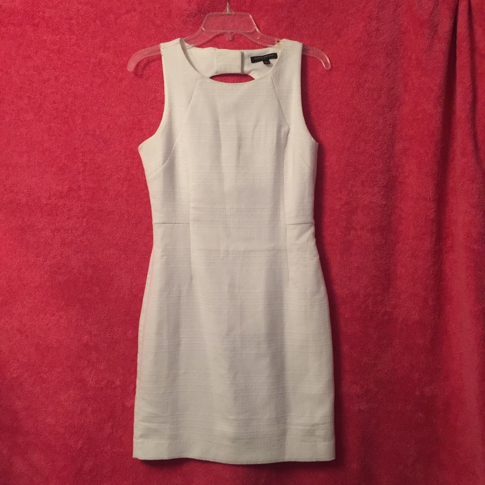 White fitted dress